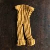 Mormor.nu Hand Knit Alpaca/Wool Rib Pants - Ochre Baby Wool