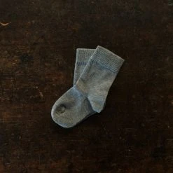 Grödo Organic Cotton Socks - Grey Melange Cotton & Linen