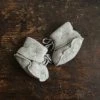 Engel 100% Organic Merino Wool Fleece Booties - Light Grey Baby Wool