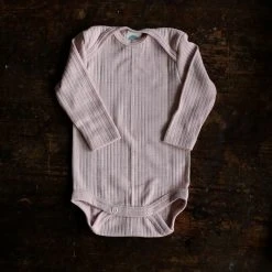 Cosilana Baby Wool Organic Merino Wool, Cotton & Silk Body - Pale Pink