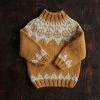 Mormor.nu Tops & Sweaters Hand-Knit Wool/Alpaca Palle Sweater - Ocher