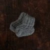 Mormor.nu Baby Wool Hand Knit Alpaca Socks - Slate