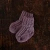 Mormor.nu Hand Knit Alpaca Socks - Plum