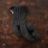 Mormor.nu Hand Knit Alpaca/Wool Rib Pants - Anthracite Baby Wool