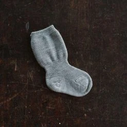 Grödo Organic Wool Baby Socks - Grey