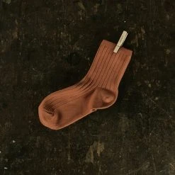 Collegien Adult's Cotton Short Socks - Cinnamon