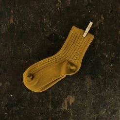 Collegien Adults Adult's Cotton Short Socks - Mustard