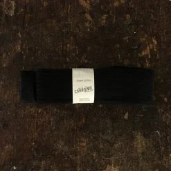 Collegien Cotton & Linen Babies & Kids Rib Tights - Coal