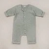 Ketiketa Hand Woven Cotton Eole Overalls - Teal