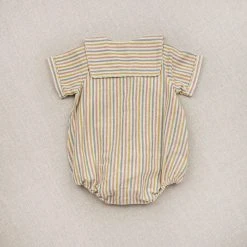 Ketiketa SALE Hand Woven Cotton Marin Romper - Rainbow Stripe