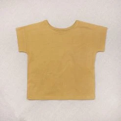 Ketiketa Organic Cotton Plant Dyed Tee - Mustard