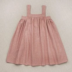 Ketiketa Hand Woven Cotton Milo Dress - Rose