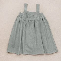 Ketiketa Hand Woven Cotton Milo Dress - Teal SALE