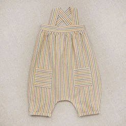 Ketiketa Hand Woven Cotton Ida Overalls - Rainbow Stripe