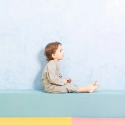 Ketiketa Hand Woven Cotton Eole Overalls - Teal