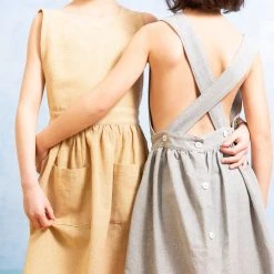 Ketiketa Hand Woven Cotton Kids Zoè Dress - Teal