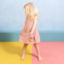 Ketiketa SALE Hand Woven Cotton Baby Zoè Dress - Rose