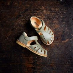 Angulus Kids Petal Sandals - Light Khaki SALE