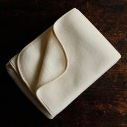 Engel Baby Sleep & Blankets 100% Organic Merino Wool Fleece Swaddle / Baby Blanket - Natural