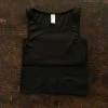 Engel Women's Organic Merino Wool & Silk Extra Long Sleeveless Top - Black Adults