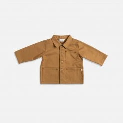 Monty & Co Cotton & Linen Cotton Foundry Jacket - Tan
