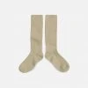 Collegien Babies & Kids Cotton Knee Socks - Taupe Cotton & Linen