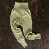 Cosilana Organic Merino Wool/Cotton/Silk Baby Pants - Green Melange Baby Wool
