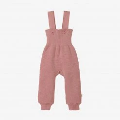 Disana Organic Merino Wool Baby Dungarees - Rose Baby Wool