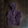 Engel 100% Organic Merino Wool Fleece Jacket - Lilac Melange Baby Wool