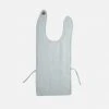 Fabelab Organic Cotton Muslin/Terry Feeding Bib - Foggy Blue Home & Baby Care