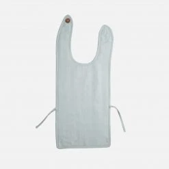 Fabelab Organic Cotton Muslin/Terry Feeding Bib - Foggy Blue Home & Baby Care