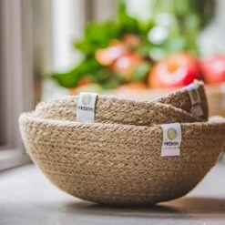 ReSpiin Jute Mini Bowl Sets - Many Colours