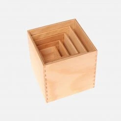 Grimms Small Set Of Boxes Natural Wood Toys