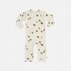 Konges Sløjd Cotton & Linen Organic Cotton Romper - Lemon Print