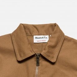 Monty & Co Cotton Engineer Boilersuit - Tan Cotton & Linen