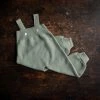 Selana Cotton & Linen Organic Cotton Dungarees - Sage Green