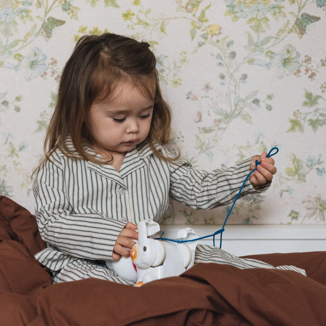 Studio Feder Organic Cotton Duvet & Pillow Cover - Mocha - Junior Size