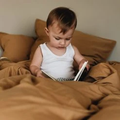 Studio Feder Organic Cotton Duvet & Pillow Cover - Oak - Single Home & Baby Care