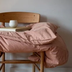 Studio Feder Organic Cotton Duvet & Pillow Cover - Dark Powder - Single Home & Baby Care