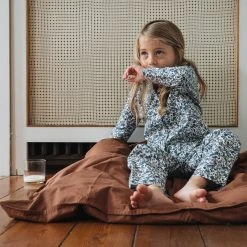 Studio Feder Organic Cotton Duvet & Pillow Cover - Mocha - Junior Size