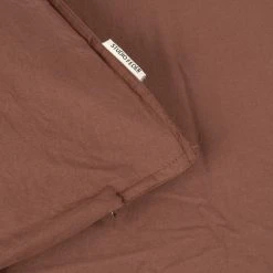 Studio Feder Organic Cotton Duvet & Pillow Cover - Mocha - Single Home & Baby Care