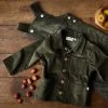 Monty & Co Cotton Corduroy Foundry Jacket - Olive Cotton & Linen