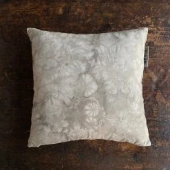 Whole Hand Dyed Organic Cotton Wico Mini Cushion With Cover - Grey Home & Baby Care