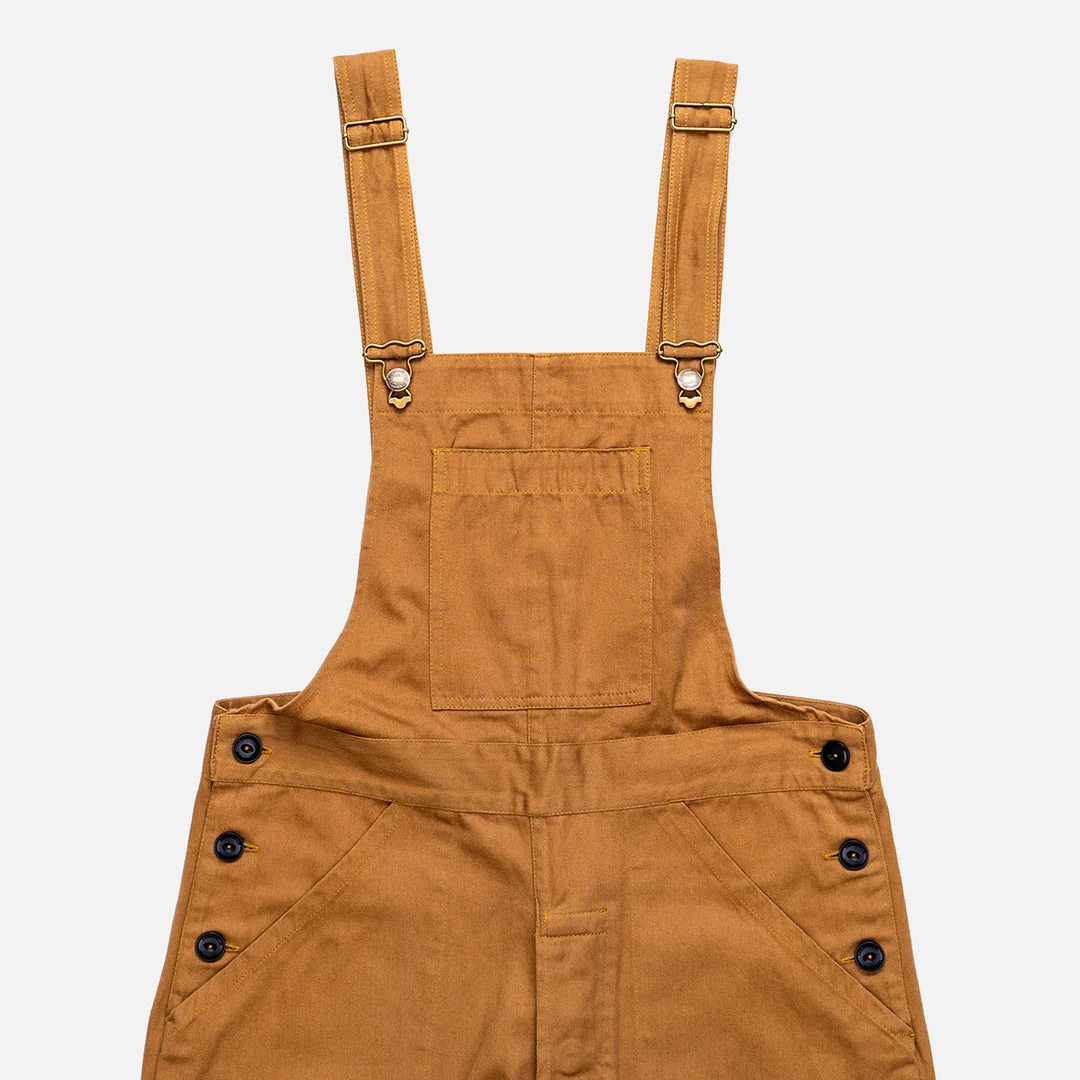 Yarmouth Oilskins Adult's Cotton Twill Dungarees - Khaki Adults