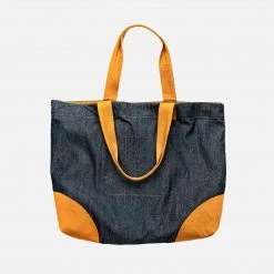 Yarmouth Oilskins Adults Cotton Shopper Bag - Indigo