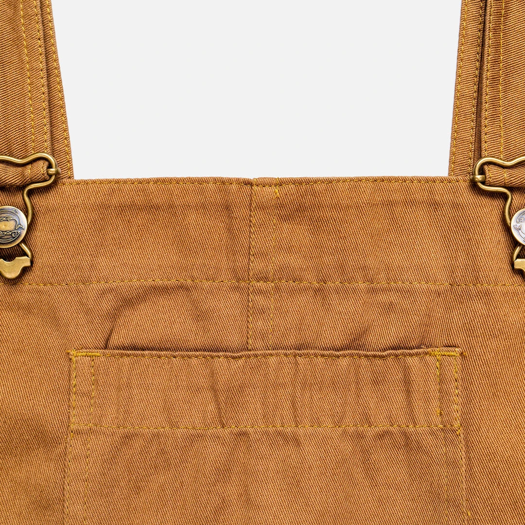 Yarmouth Oilskins Adult's Cotton Twill Dungarees - Khaki Adults