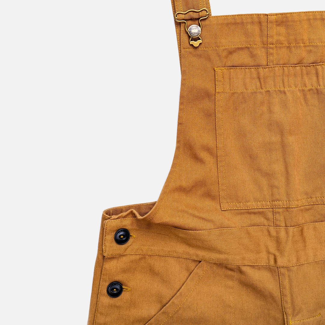 Yarmouth Oilskins Adult's Cotton Twill Dungarees - Khaki Adults
