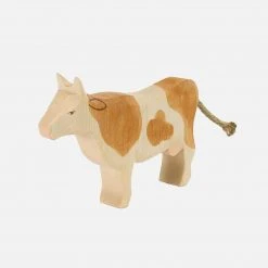 Ostheimer Handcrafted Brown & White Standing Cow