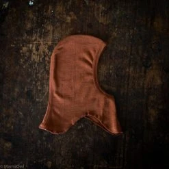 SISKIN By Engel Baby Wool Exclusive Organic Merino Wool & Silk Balaclava - Deep Rust