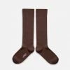 Collegien Babies & Kids Cotton Knee Socks - Chocolate
